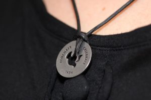 Memory Ring Leather Necklace